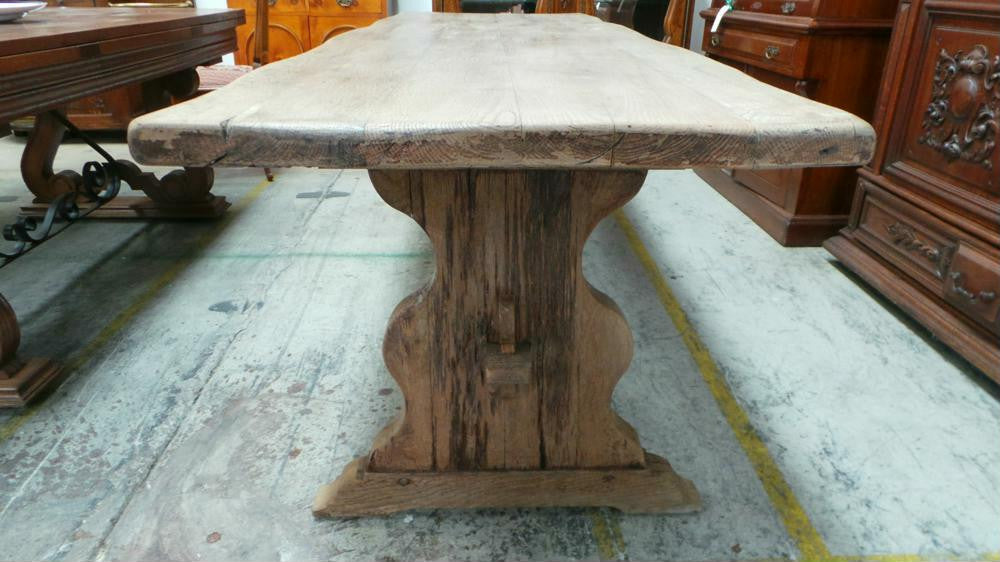 Light French Oak Dining Table