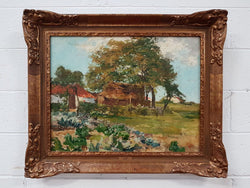 French Landscape Oil Painting | Antique & Vintage | Moonee Ponds Antiques | Australia Wide Delivery
