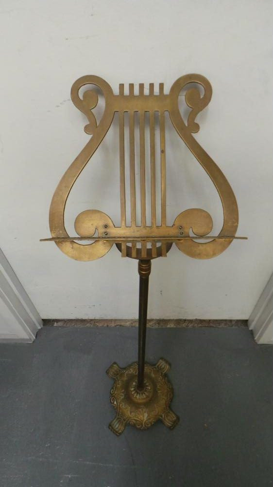 Brass Music Stand | Antique & Vintage | Moonee Ponds Antiques | Australia Wide Delivery