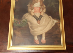Cherry Ripe Oleograph | Antique & Vintage | Moonee Ponds Antiques | Australia Wide Delivery