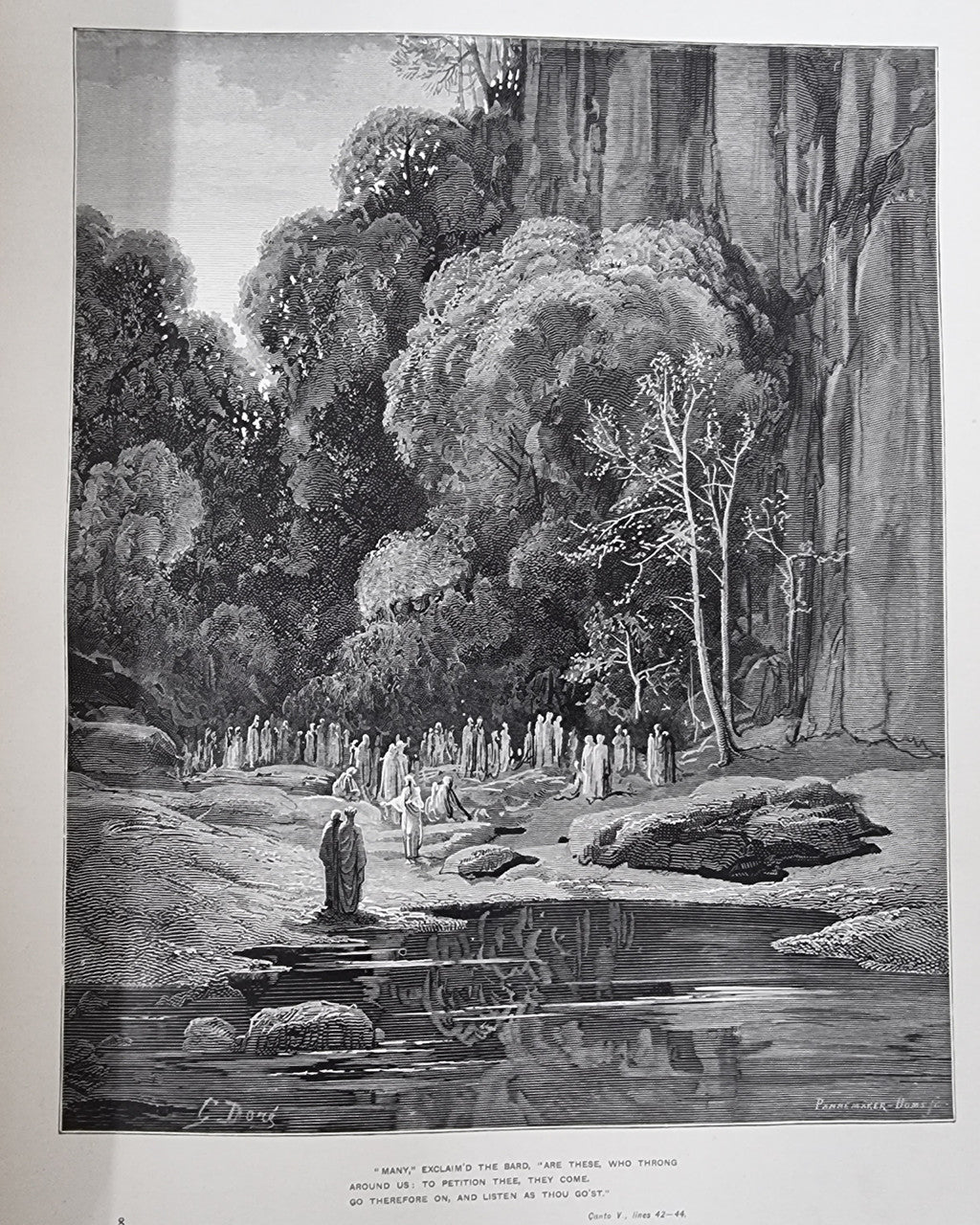 Dantes The Vision of Purgatory & Paradise together with The Vision of Hell 2 Volumes | Antique & Vintage | Moonee Ponds Antiques | Australia Wide Delivery