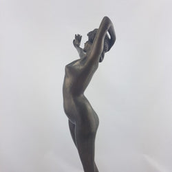 French Art Deco Lorenzl Style Figure | Antique & Vintage | Moonee Ponds Antiques | Australia Wide Delivery