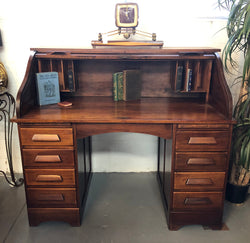 Fabulous Australian Roll Top Desk | Antique & Vintage | Moonee Ponds Antiques | Australia Wide Delivery