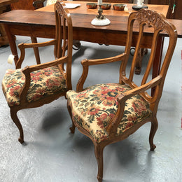 A Pair Of French Oak Carvers