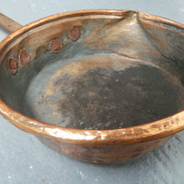 Antique French Copper Saucepan