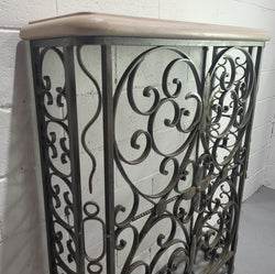 Stunning Art Deco Wrought Iron & Marble Top Console Table | Antique & Vintage | Moonee Ponds Antiques | Australia Wide Delivery