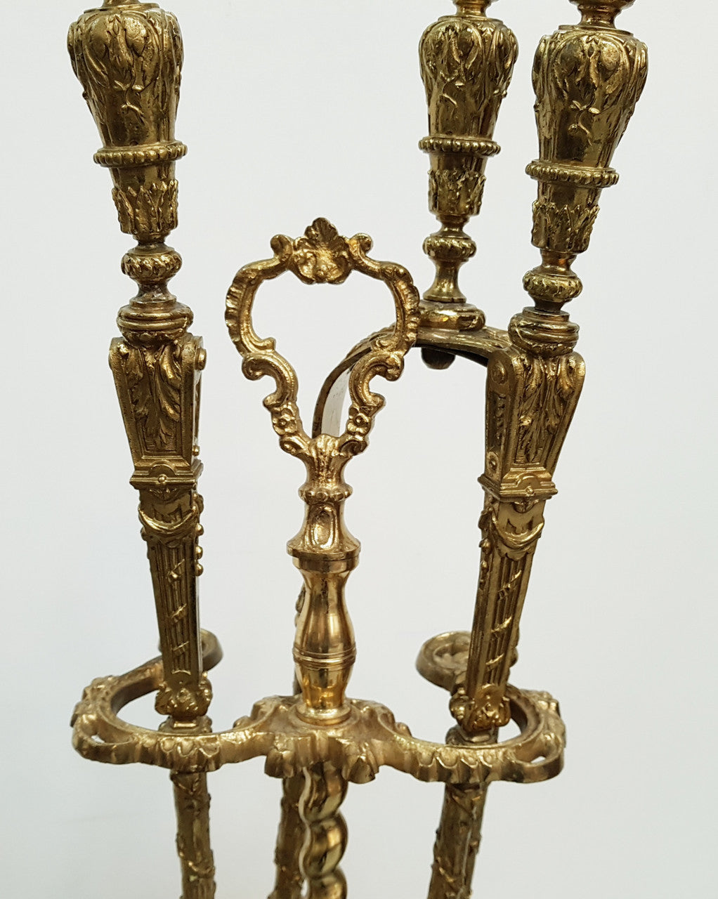 French Set of Bronze Fire Tools | Antique & Vintage | Moonee Ponds Antiques | Australia Wide Delivery