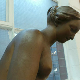 French Terracotta Statue