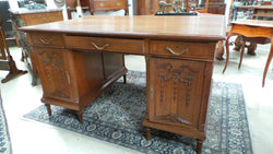 Stunning French Oak Desk | Antique & Vintage | Moonee Ponds Antiques | Australia Wide Delivery
