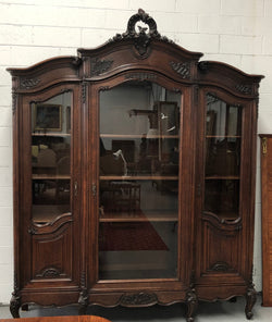 French 19th Century Louis XV Style Three Door Bookcase | Antique & Vintage | Moonee Ponds Antiques | Australia Wide Delivery