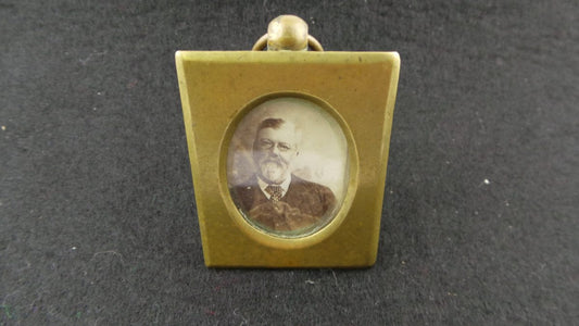 Miniature Antique Brass Picture Holder