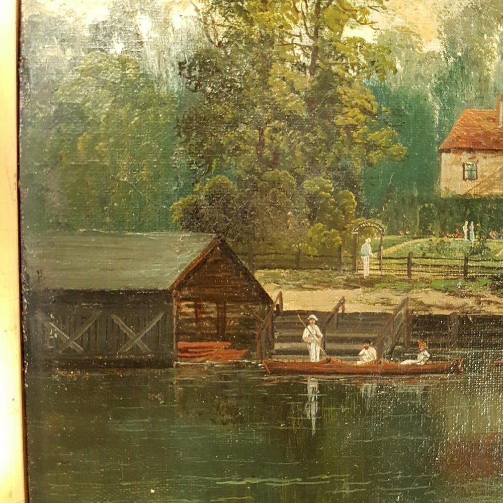 Framed Oil on Board | Antique & Vintage | Moonee Ponds Antiques | Australia Wide Delivery