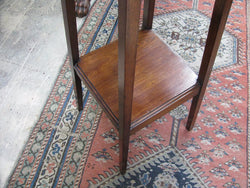 Walnut Pedestal | Antique & Vintage | Moonee Ponds Antiques | Australia Wide Delivery