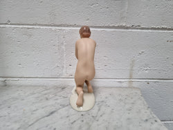 Elegant Art Deco Kneeling Nude Female Figurine by "Pirken Hammer". | Antique & Vintage | Moonee Ponds Antiques | Australia Wide Delivery