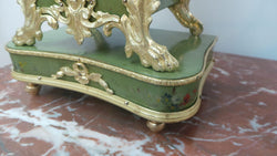 French 19th Century Hand Painted Mantle Clock | Antique & Vintage | Moonee Ponds Antiques | Australia Wide Delivery