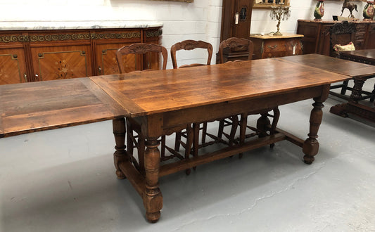 French 19th Century Extension Dining Table