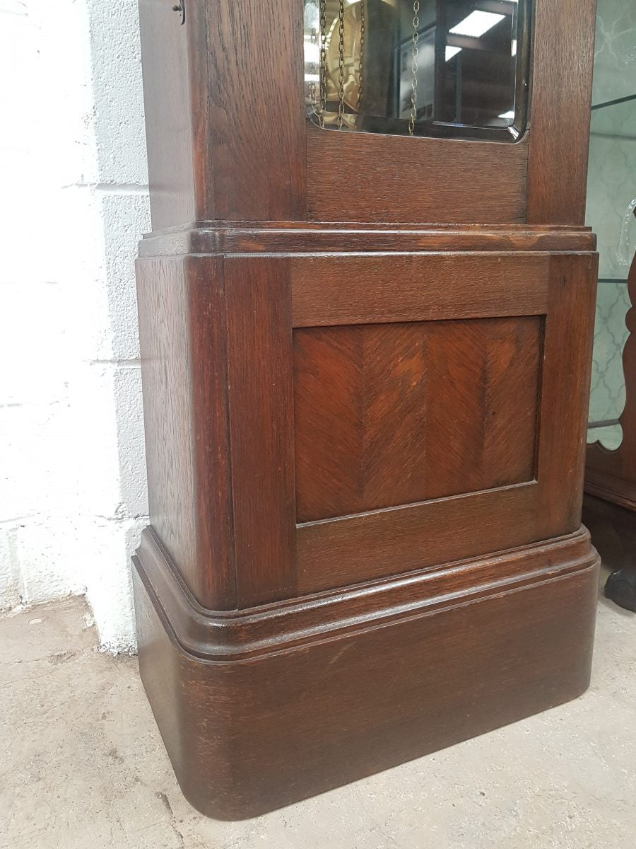English Art Deco Grandfather Clock | Antique & Vintage | Moonee Ponds Antiques | Australia Wide