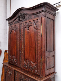 French Oak 18th Century Superbly Carved Sideboard Buffet | Antique & Vintage | Moonee Ponds Antiques | Australia Wide Delivery