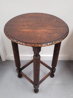 Round Tudor Oak Occasional Table | Antique & Vintage | Moonee Ponds Antiques | Australia Wide Delivery