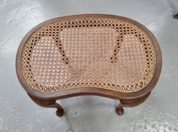 Hard to Find English Stool With Cane Top | Antique & Vintage | Moonee Ponds Antiques | Australia Wide Delivery