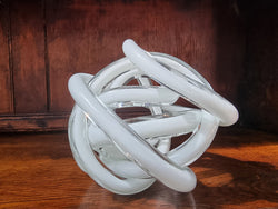 Italian Murano Twisted Glass Circular Knot Sculpture | Antique & Vintage | Moonee Ponds Antiques | Australia Wide Delivery