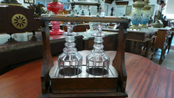 Late Georgian Tantalus Decanter Set | Antique & Vintage | Moonee Ponds Antiques | Australia Wide Delivery