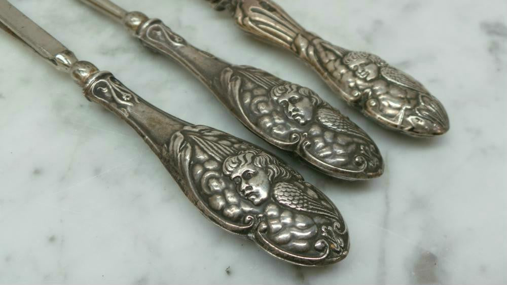 Sterling Silver Manicure Set | Antique & Vintage | Moonee Ponds Antiques | Australia Wide Delivery