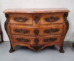 Grand 19th Century French Bombe Marble Top Commode | Antique & Vintage | Moonee Ponds Antiques | Australia Wide Delivery