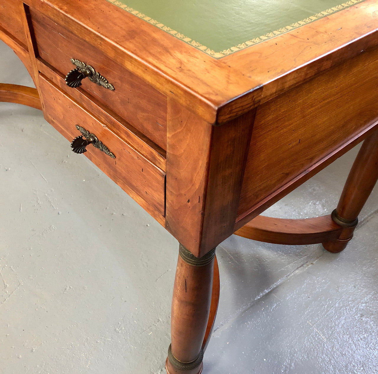 Fabulous Vintage leather top desk