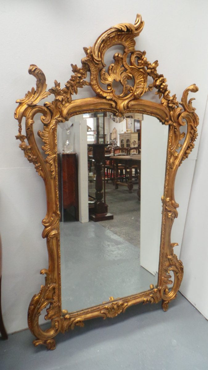 An Early 19 th Century Rare Rococo Highly Decorative Large Mirror | Antique & Vintage | Moonee Ponds Antiques | Australia Wide Delivery