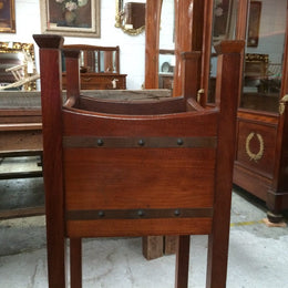 Black Wood Arts And Crafts Planter