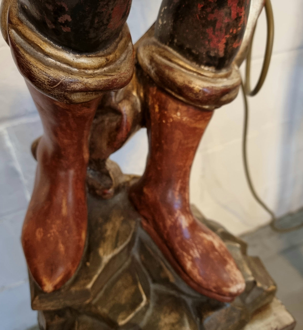 19th Century Italian Wooden Blackamoor Lamp | Antique & Vintage | Moonee Ponds Antiques | Australia Wide Delivery
