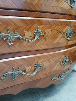 French Louis XV Marquetry inlaid Commode | Antique & Vintage | Moonee Ponds Antiques | Australia Wide Delivery