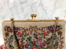 Very Fine Petit Point Small Handbag | Antique & Vintage | Moonee Ponds Antiques | Australia Wide Delivery