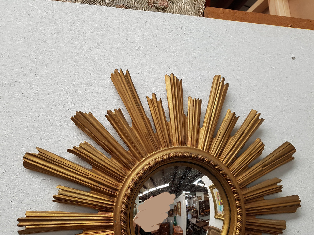 French Sunburst Gilt Wall Mirror | Antique & Vintage | Moonee Ponds Antiques | Australia Wide Delivery