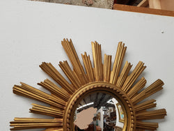 French Sunburst Gilt Wall Mirror | Antique & Vintage | Moonee Ponds Antiques | Australia Wide Delivery