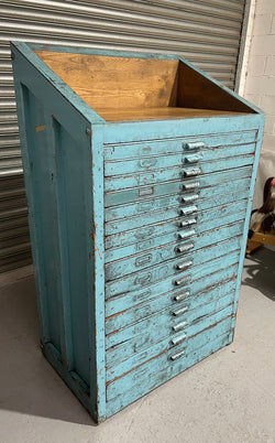 Fabulous Vintage Rustic Printers Drawers | Antique & Vintage | Moonee Ponds Antiques | Australia Wide Delivery