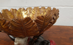 Vintage Hand Painted Blackamoor Comport | Antique & Vintage | Moonee Ponds Antiques | Australia Wide Delivery