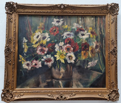 Stunning Framed Oil on Canvas Floral Painting | Antique & Vintage | Moonee Ponds Antiques | Australia Wide Delivery