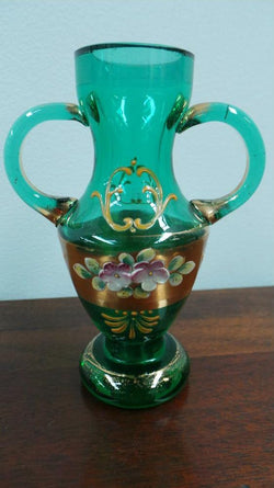 Bohemian Glass Vase | Antique & Vintage | Moonee Ponds Antiques | Australia Wide Delivery