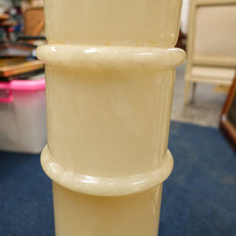 Large Vintage Italian Alabaster Pedestal