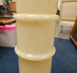 Large Vintage Italian Alabaster Pedestal | Antique & Vintage | Moonee Ponds Antiques | Australia Wide Delivery