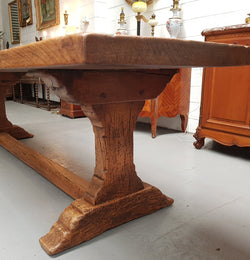 Superb 18th Century French Oak Pedestal Refectory Table | Antique & Vintage | Moonee Ponds Antiques | Australia Wide Delivery