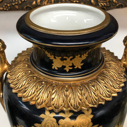 Decorative Tall French Limoges Vase