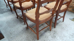 Fantastic Set Of Eight French Oak Carved Dining Chairs | Antique & Vintage | Moonee Ponds Antiques | Australia Wide Delivery