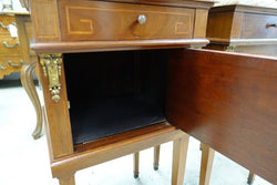 Pair Of French Inlaid Mahogany Bedsides | Antique & Vintage | Moonee Ponds Antiques | Australia Wide Delivery