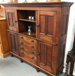 Superb 19th Century Oak Kitchen Cabinet | Antique & Vintage | Moonee Ponds Antiques | Australia Wide Delivery