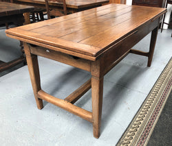 Rustic 19th Century French Oak Farmhouse Extension Table | Antique & Vintage | Moonee Ponds Antiques | Australia Wide Delivery