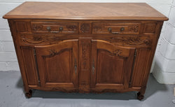 French Walnut Two Door Buffet With Parquetry Top | Antique & Vintage | Moonee Ponds Antiques | Australia Wide Delivery