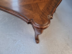 Fabulous Large French Style Coffee Table With Beautiful Parquetry Top | Antique & Vintage | Moonee Ponds Antiques | Australia Wide Delivery